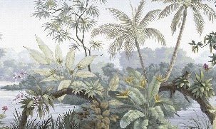 Papel pintado Jungla de moda