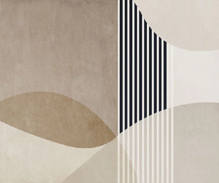 Papel pintado con formas creativas