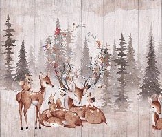 Papel pintado dormitorio infantil douces biches