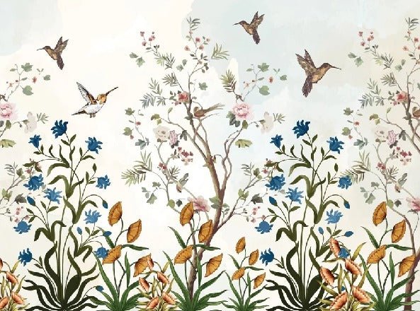 Papel pintado jardín imperial