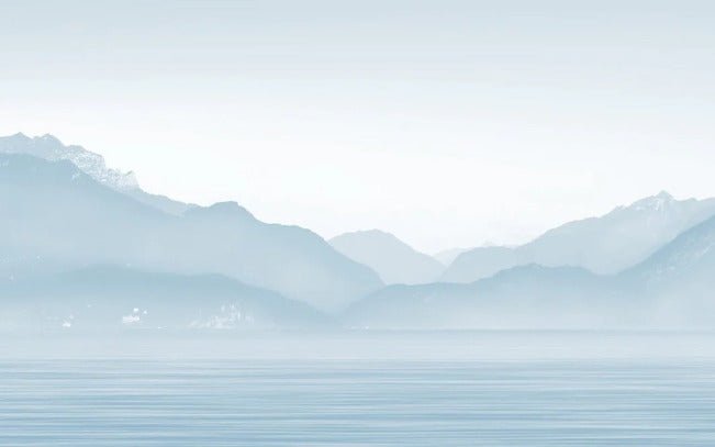 Papier peint Annecy et son lac paisible, mural concept, tendance