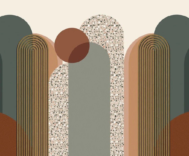 Papier peint Art déco graphique tendance, XXL, tendance