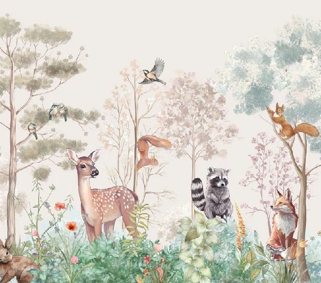 Papel pintado Dormitorio infantil magic nature beige