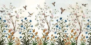 Papel pintado jardín imperial