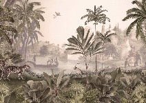 Papel pintado de Jungle haven leopard