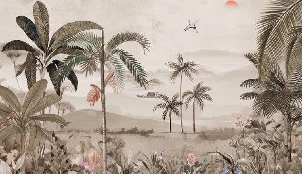 Papel pintado Jungle art