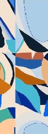 Papier peint abstrait vibrant, XXL, tendance