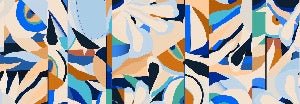 Papier peint abstrait vibrant, XXL, tendance