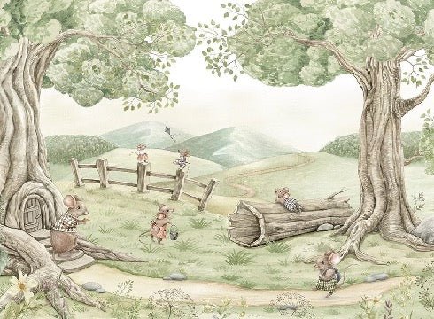 Papel pintado de Baby mouse family