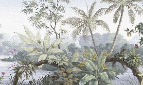 Papel pintado Jungla de moda