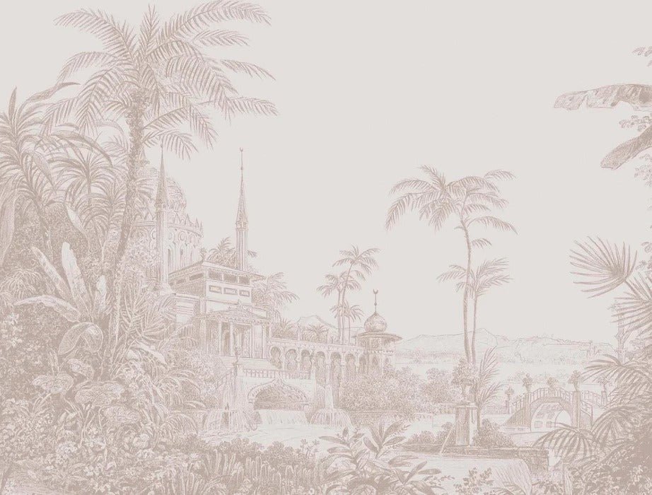 Papel pintado Monocromo Selva del templo