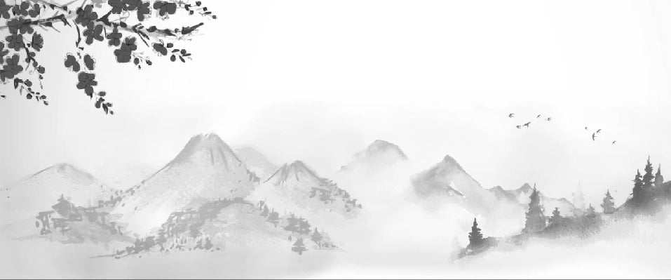 Papel pintado Paisaje zen minimalista