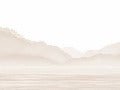 Annecy y su apacible lago Papel pintado beige