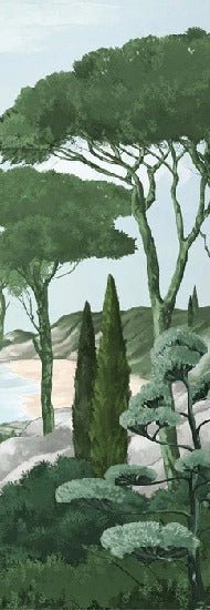 Papel pintado paseo por las calas verdes