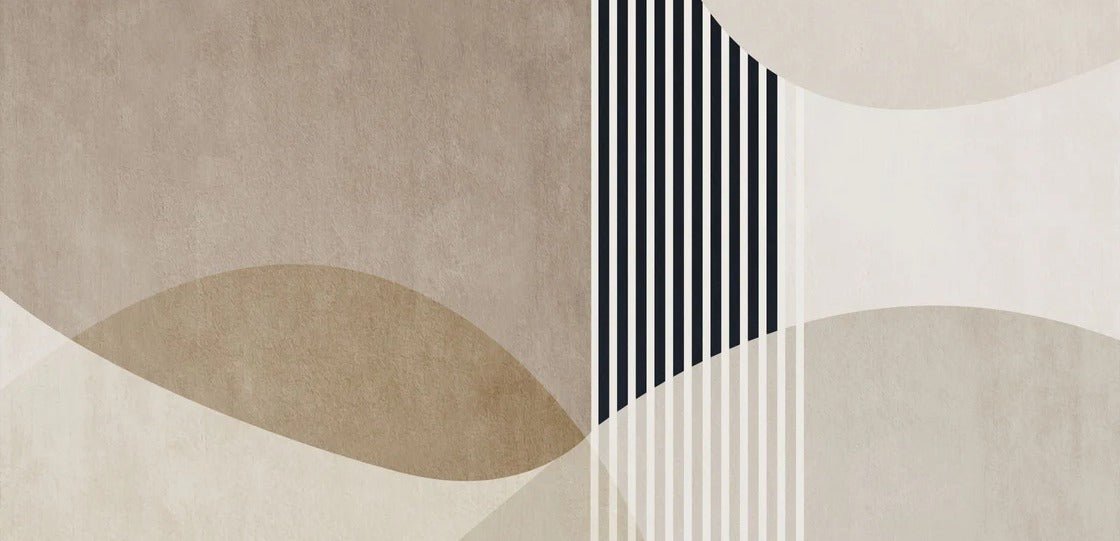 Papel pintado con formas creativas