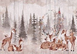 Papel pintado dormitorio infantil douces biches