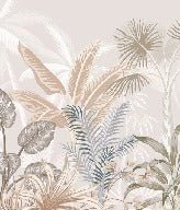Papier peint toilette jungle terracotta, XXL, tendance