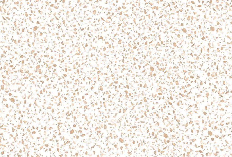 Papier peint effet terrazzo sépia, XXL, tendance