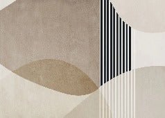 Papel pintado con formas creativas