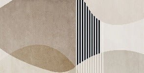 Papel pintado con formas creativas