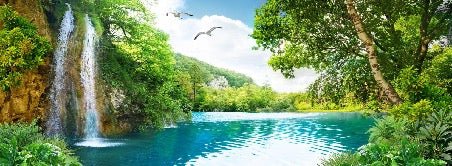 Papel pintado Relajación en cascada