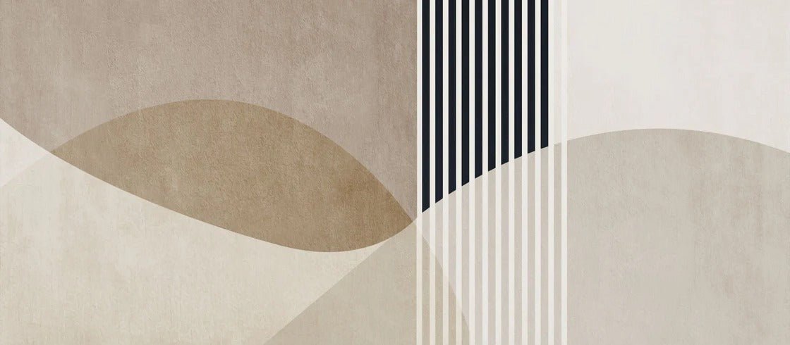 Papel pintado con formas creativas