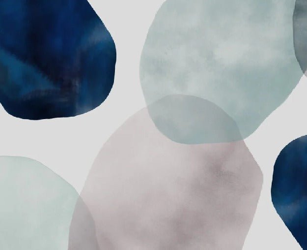 Papel pintado Círculo abstracto en acuarela