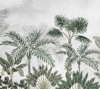 Papel pintado Selva de árboles exóticos