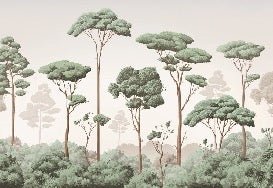 Fondo de pantalla «Brisa del bosque de pinos»