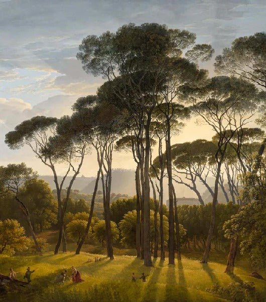 Papel pintado hall historical landscape Italia