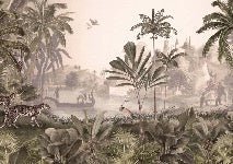 Papel pintado de Jungle haven leopard