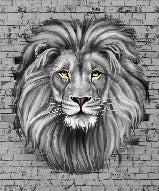 Papel pintado de Majestuoso león salvaje