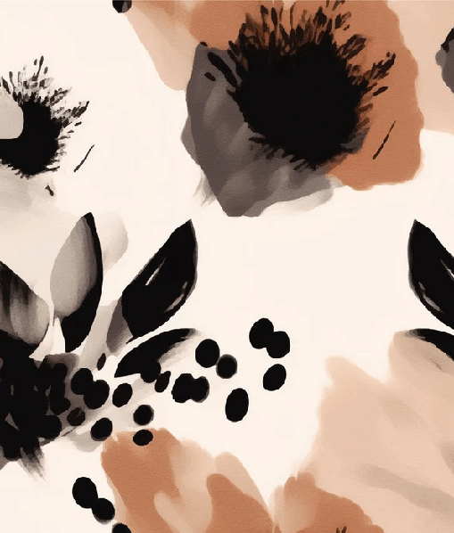 Papel pintado Fleur Hypnotique - 270 cm x 230 cm - Material Softouch
