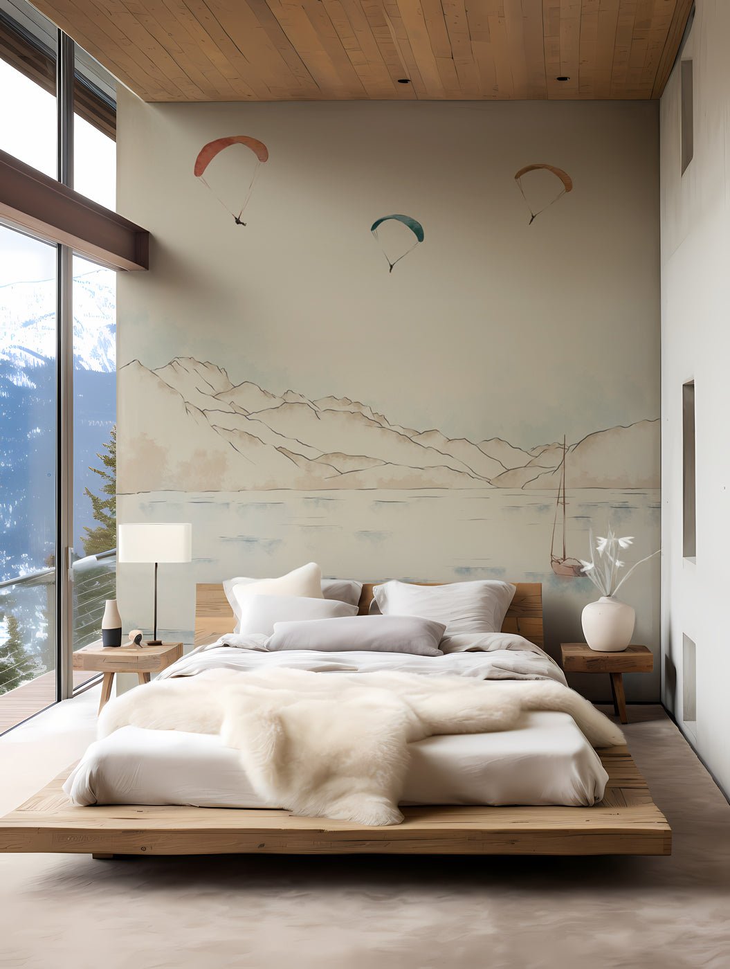 Papier peint Annecy, cimes & art, XXL, tendance