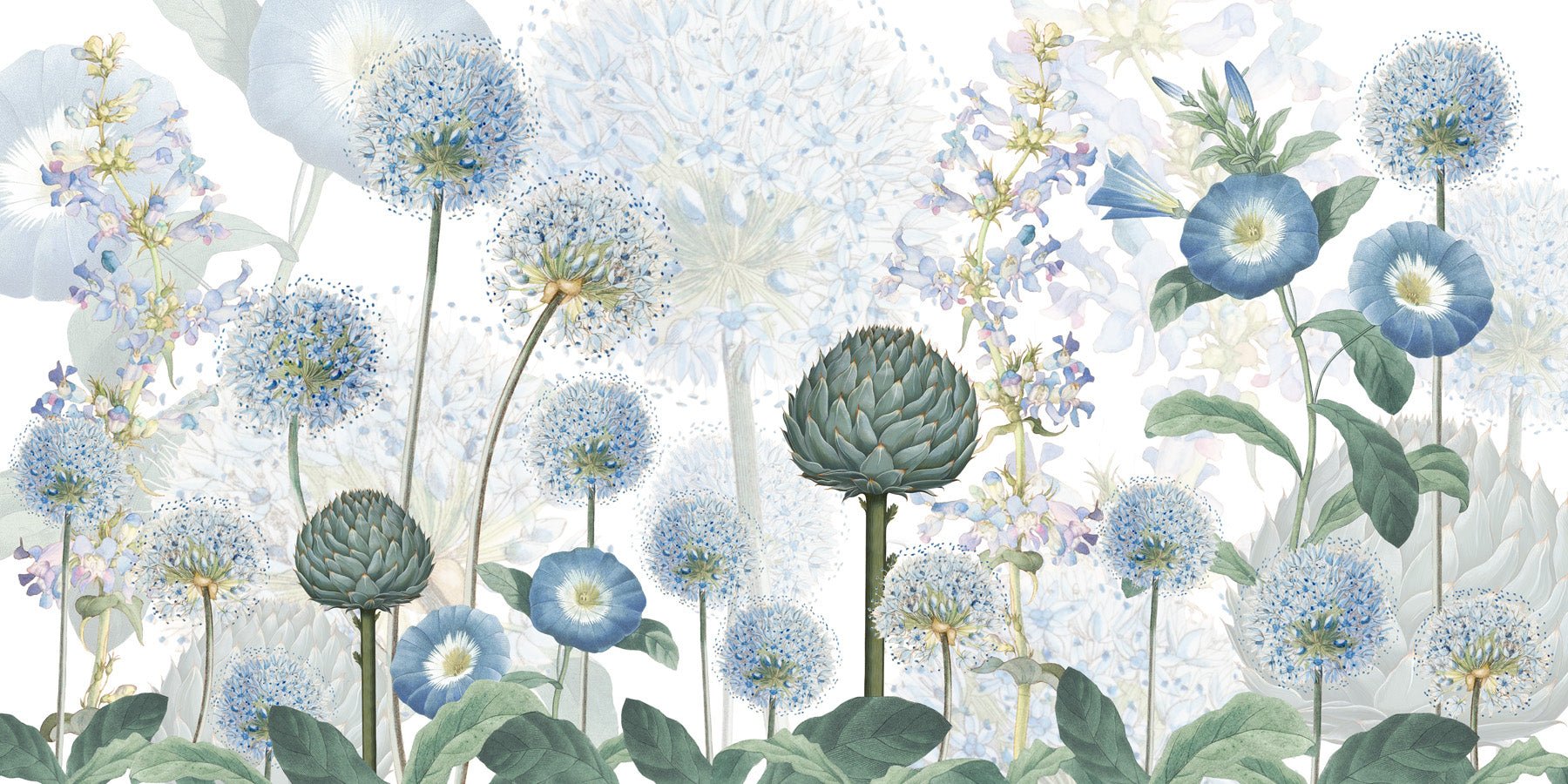Papier peint printemps des fleurs, mural concept, tendance