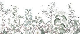 Papier peint fleurs sauvages, XXL, tendance
