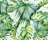 Papel pintado Hojas verdes
