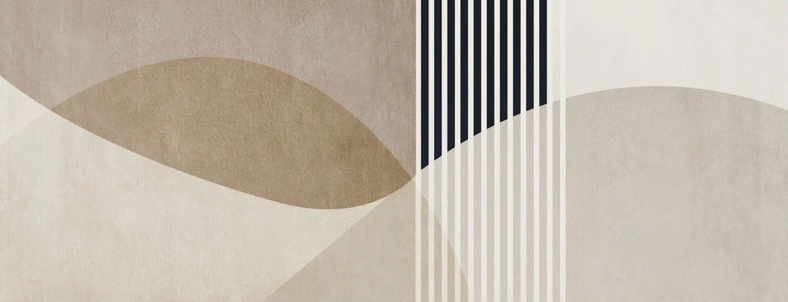 Papel pintado con formas creativas