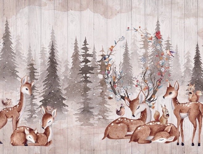 Papel pintado dormitorio infantil douces biches