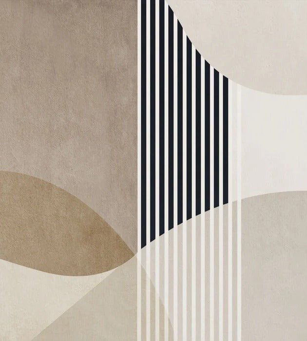 Papel pintado con formas creativas