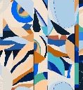 Papier peint abstrait vibrant, XXL, tendance