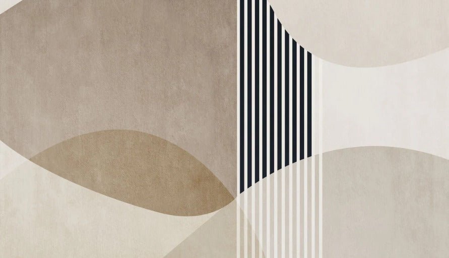 Papel pintado con formas creativas