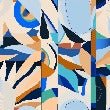 Papier peint abstrait vibrant, XXL, tendance