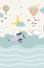 Papel pintado Dormitorio infantil Plano escandinavo