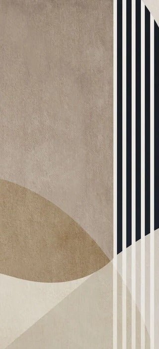 Papel pintado con formas creativas