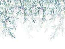 Papel pintado de estilo vegetal y escandinavo