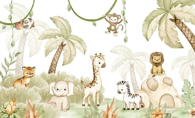 Papel pintado animal Sabana y suavidad
