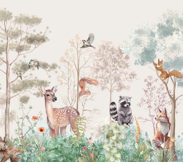 Papel pintado Dormitorio infantil magic nature beige