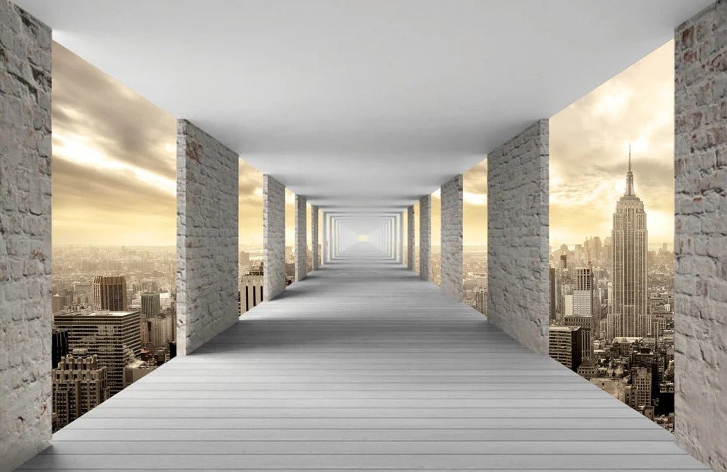 Papel pintado trampantojo New York Hall
