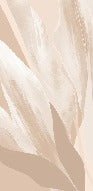 Papel pintado con motivos florales beige